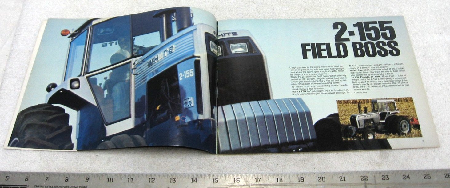 RARE 1979 WHITE TRACTOR & EQUIPMENT BUYERS GUIDE FULLINE 2-155 180 135 4-210 150