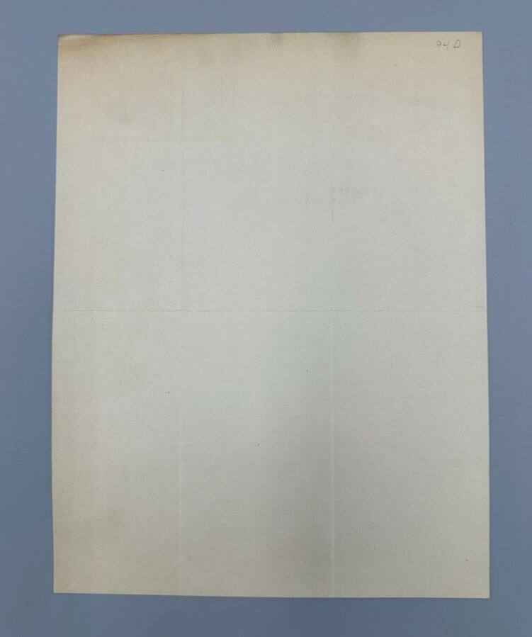 1910 MOLINE PLOW Co MANDT SLEIGH Illustration FARM Advertising Letter Antique