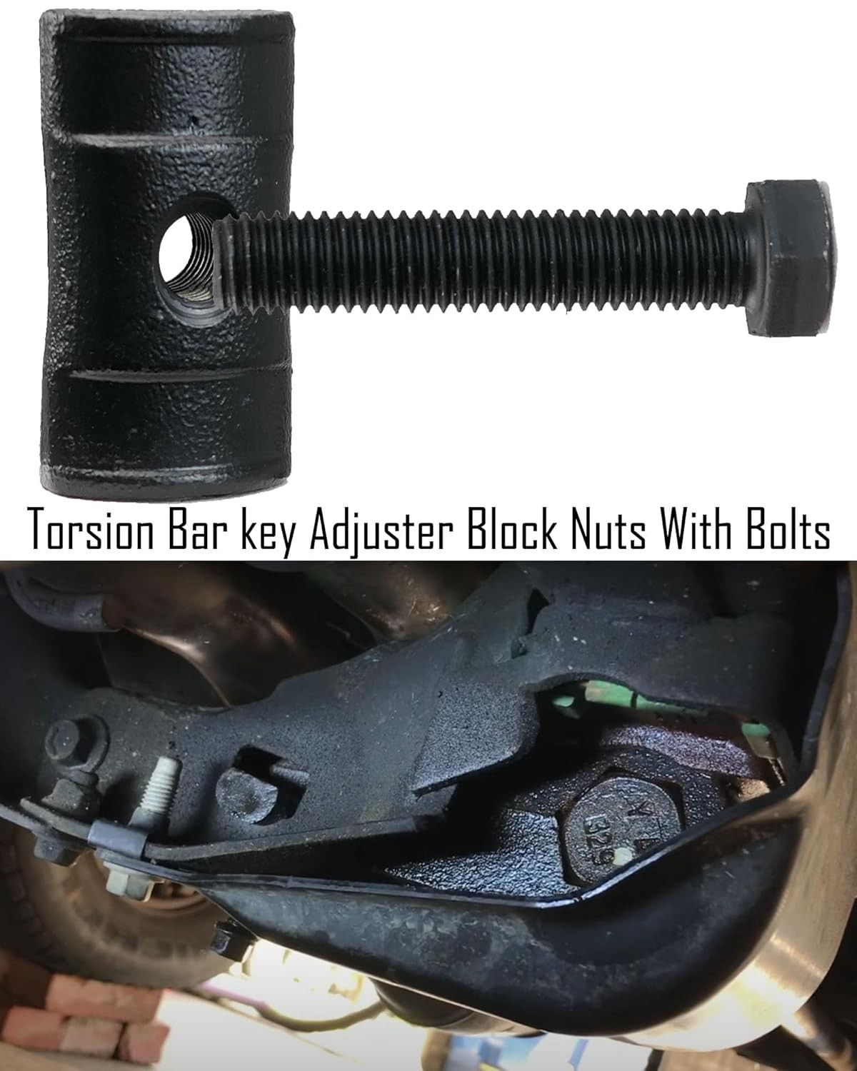 Torsion Bar Key Adjustment Block Nuts with Bolts Replace 11561233 15530026 Fit f