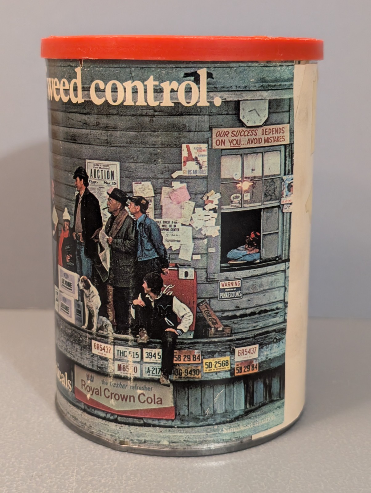 Vintage DuPont Weed Control Puzzle – Agrichemicals Puzzle Ad Promo Canister Can