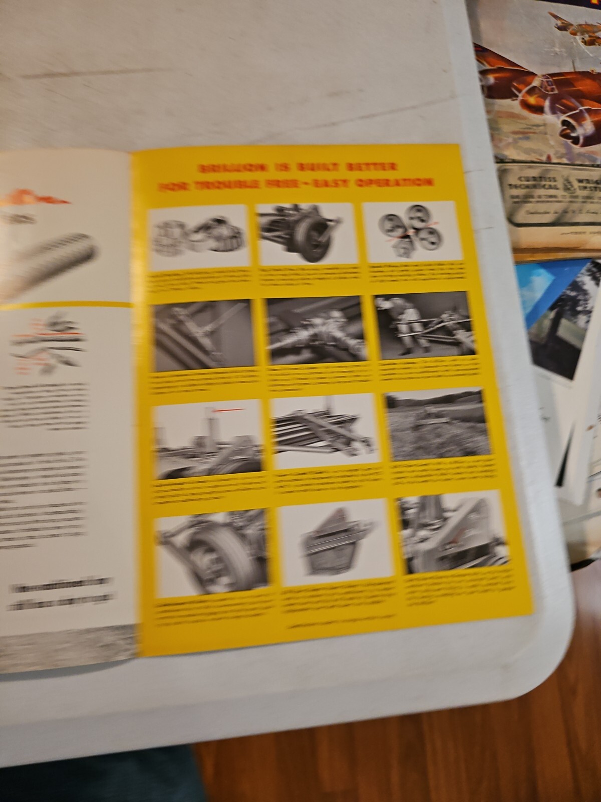 Vintage Brillion Hay Conditioner Advertising Folding Sales Brochure