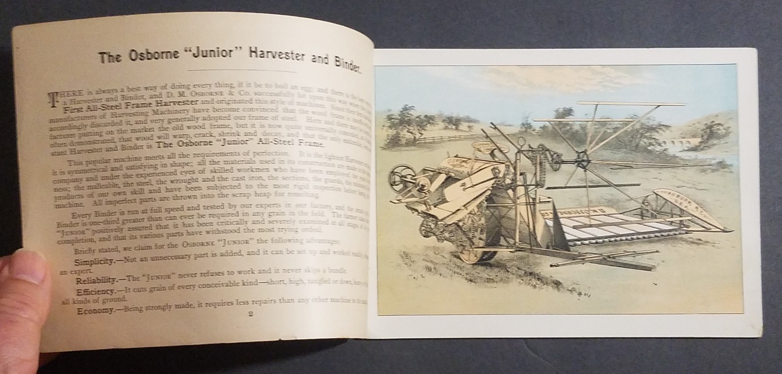 1890 D.M. Osborne & Co Farm Equipment Brochure