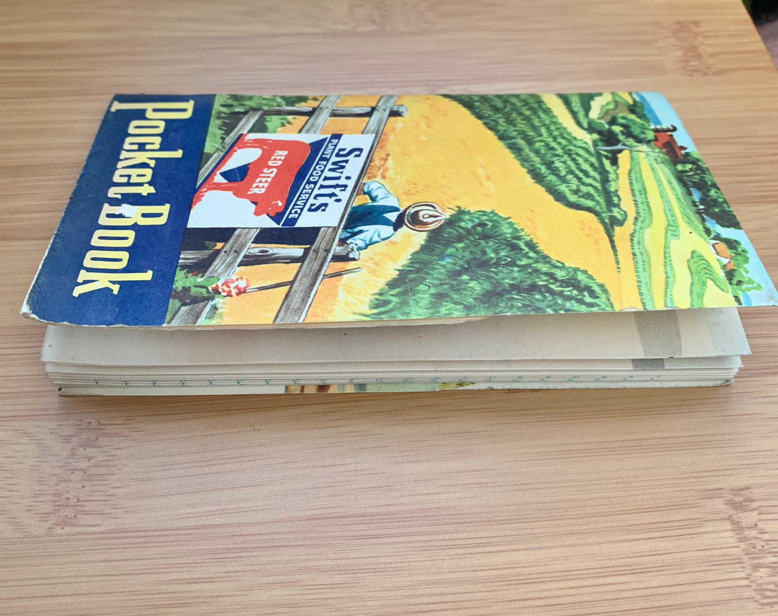 1949 1950 Vintage Farming Book Swift company plant crops food red steer corn FS
