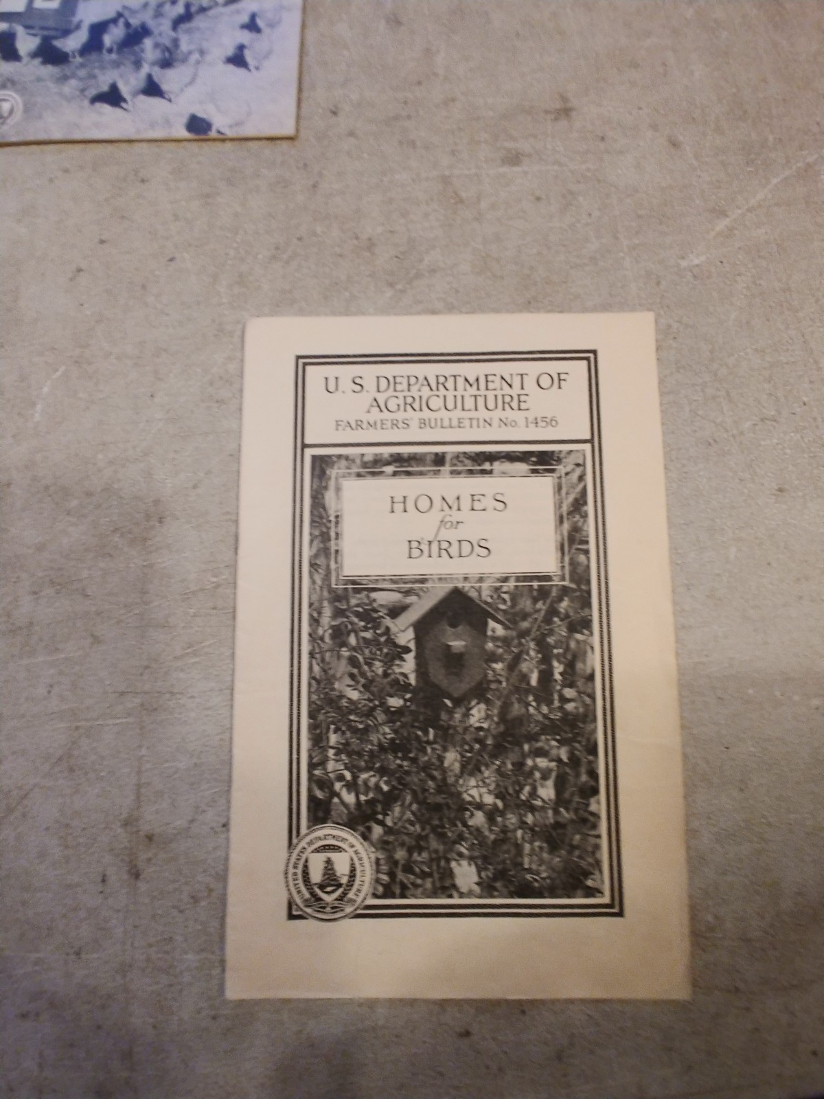 7 DEPARTMENT OF AGRICULTURE BOOKLETS On POULTRY AND BIRDS 1917 -1928