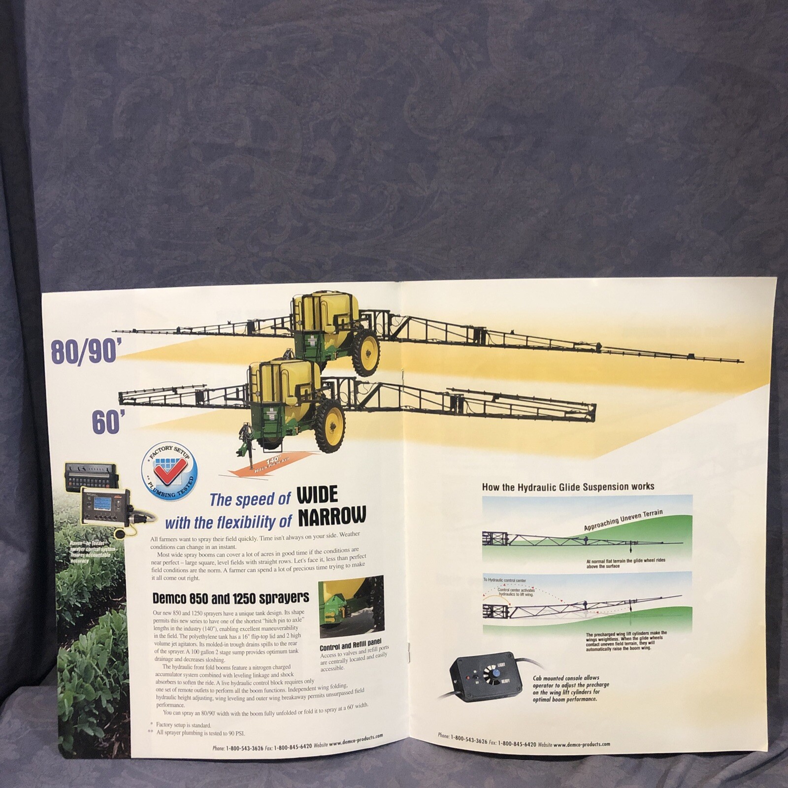 Demco 50 Series 850&1150 Gallon Sprayers Sales Brochure