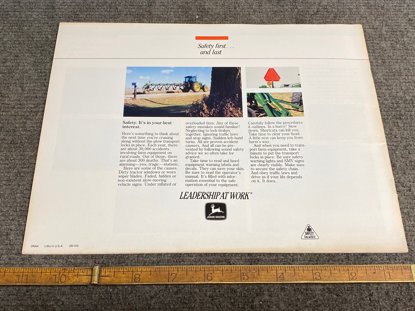 John Deere Moldboard Plows For 1990 Sales Brochure 24 Pages