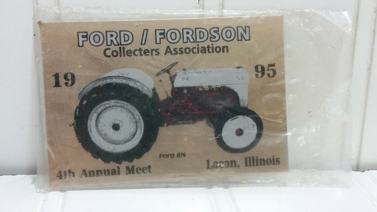 Tractor & Antique Engine Show EXHIBITOR PLAQUE Lot Illinois Ohio Exibit Brass