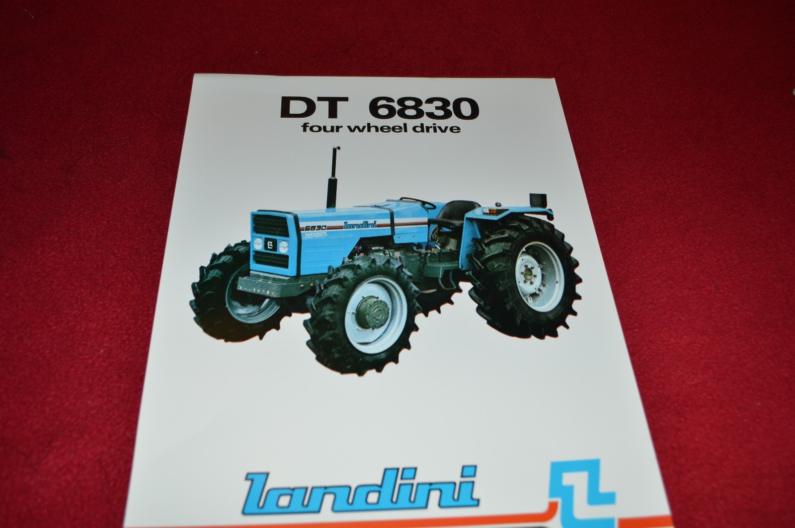 Landini DT 6830 4X4 Tractor Dealer&rsquo;s Brochure L-4/1183/10-1LCOH