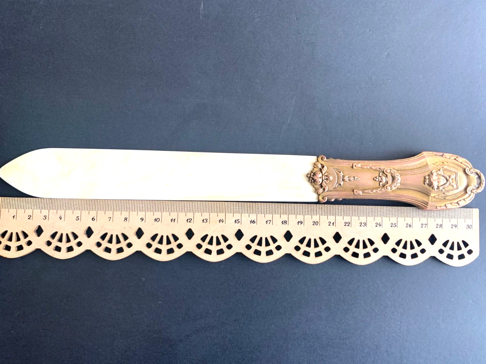PAPER CUT, SWISS, O LELIEVRE, FROM SUSSE, ART NOUVEAU