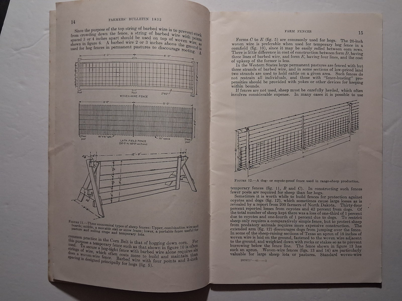 1941 Farm Fences Booklet