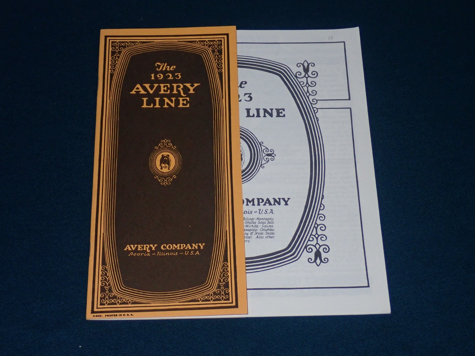 1923 Avery Tractors Brochure, The 1923 Avery Line