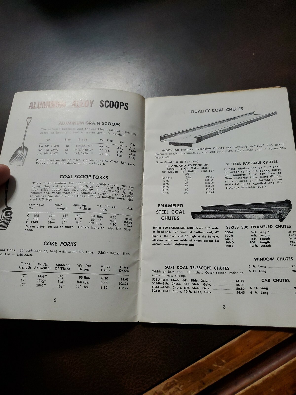 Vntg 1963 Coal Equipment Supply Co. Catalog Index Supply La Porte In.