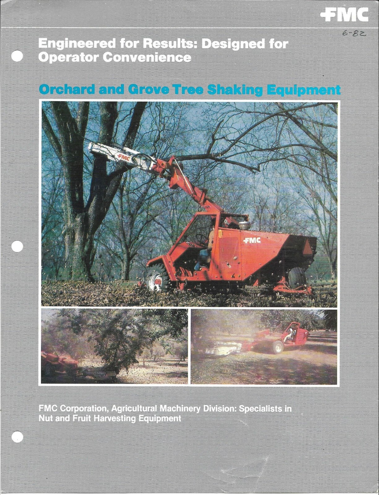Farm Equipment Data Sheet – FMC – Orchard Grove Tree Shaker – Brochure (F8894)