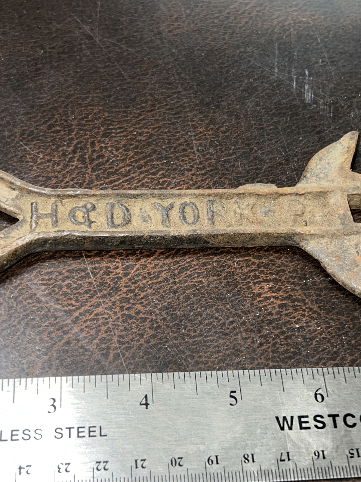 Vintage York Pa H&D Trsctor Farm Implement Wrench