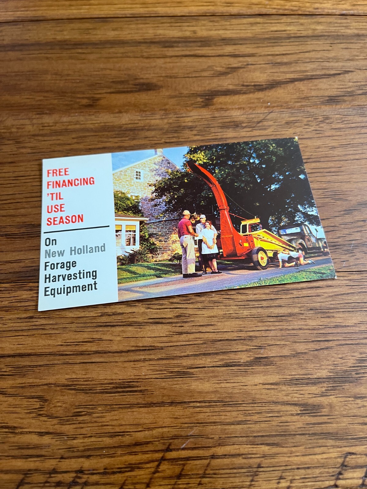 New Holland Forage Harvesting Equipment Postcard Brochure DCPA18