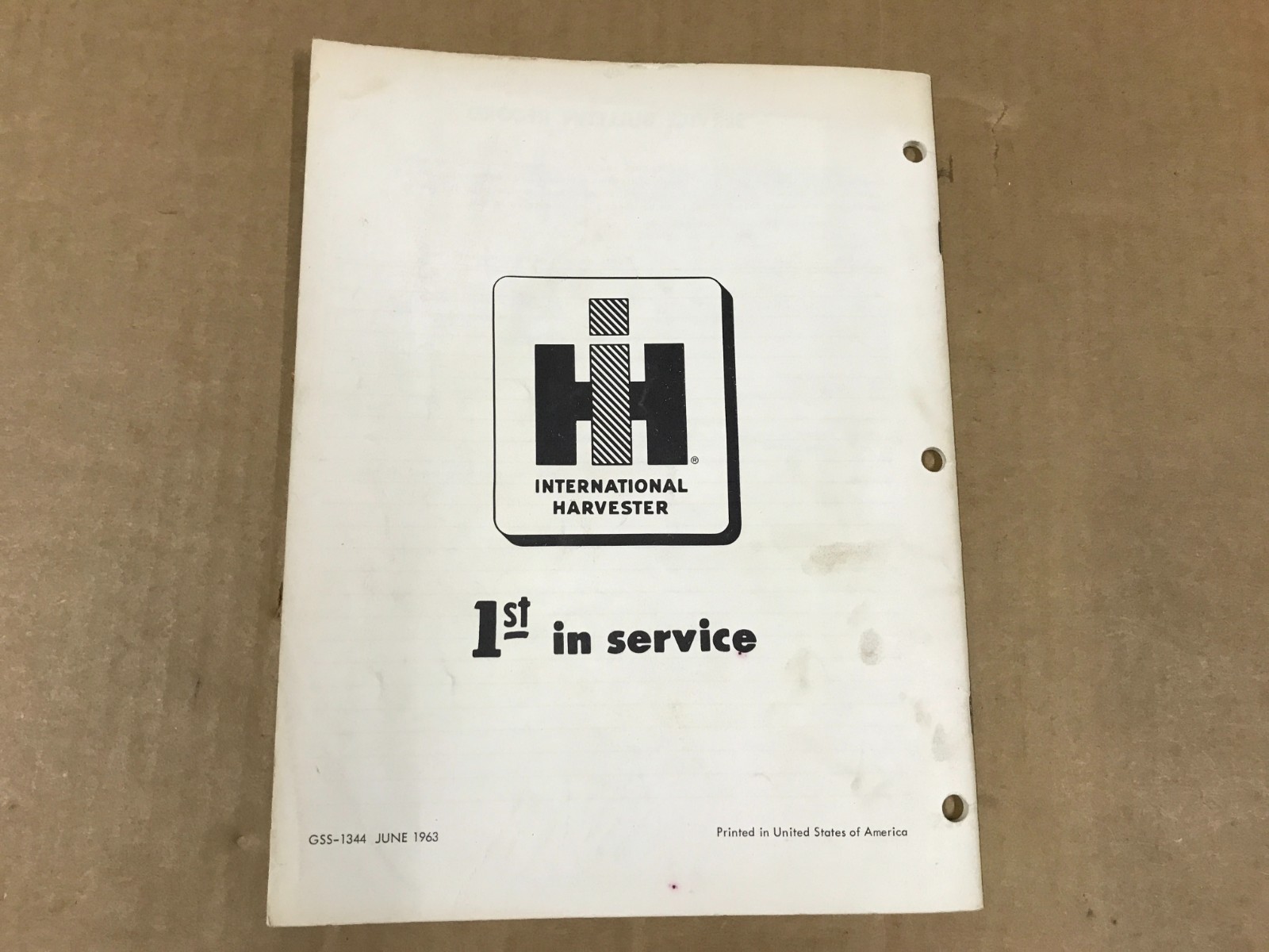 VTG Blue Ribbon Service – Load & Position Control Hitch, 706/806 Series Tractors