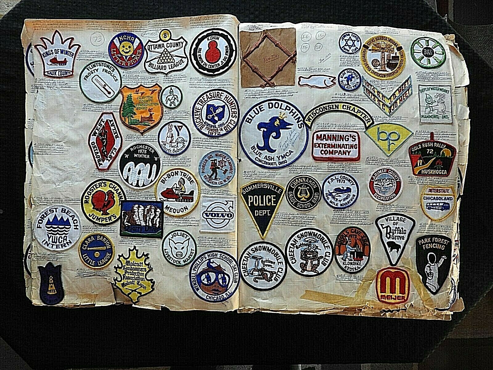 c1970 MAC MARQUETTE MI « MICHIGAN ASSOCIATION OF CATTLEMEN » BEEF COW JACKET PATCH