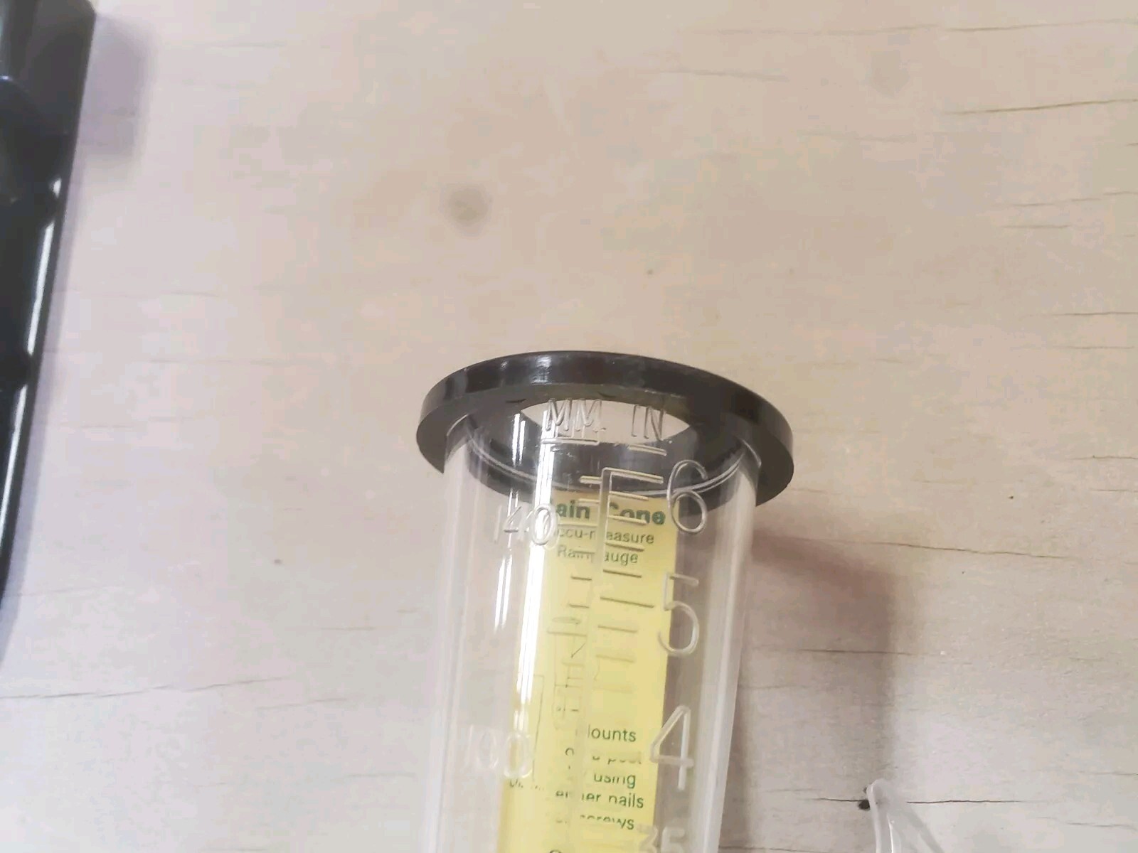 Plastic Rain Guage Colwell Cooperative 1981 Charles City Colwell Iowa Grain Farm
