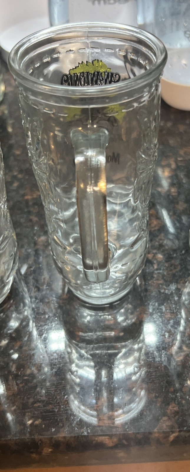 Vintage Libbey Cowboy Boot San Antonio Soybean Expo 1985 Monsanto Ad Glass