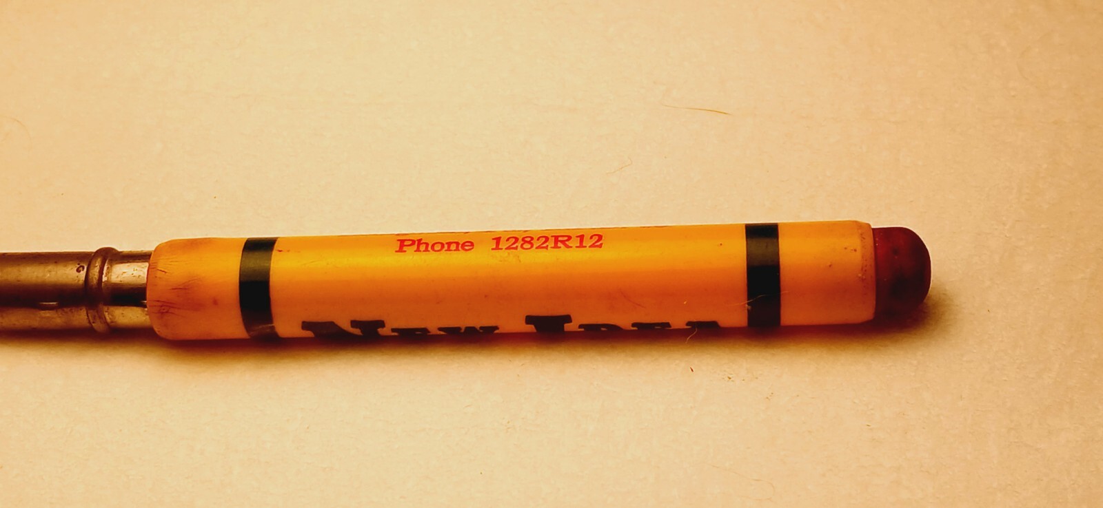 « NEW IDEA *Lester A. Buck*Leighton, Pa.*Phone 1282R13 » GRAPHITE Bullet Pencil