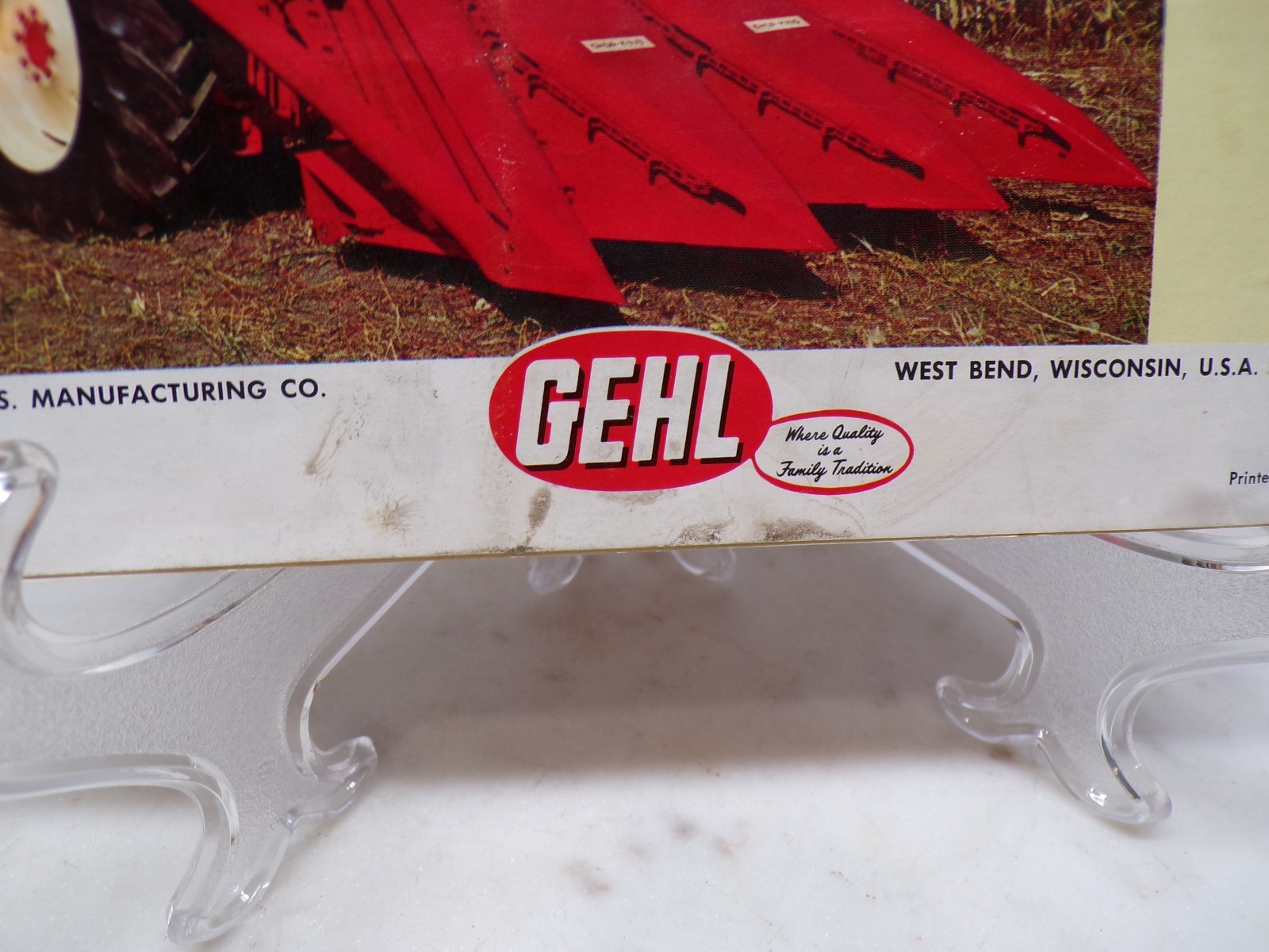 Gehl Chop-All Harvester Chop-King Farm Implement Dealer Sales Brochure