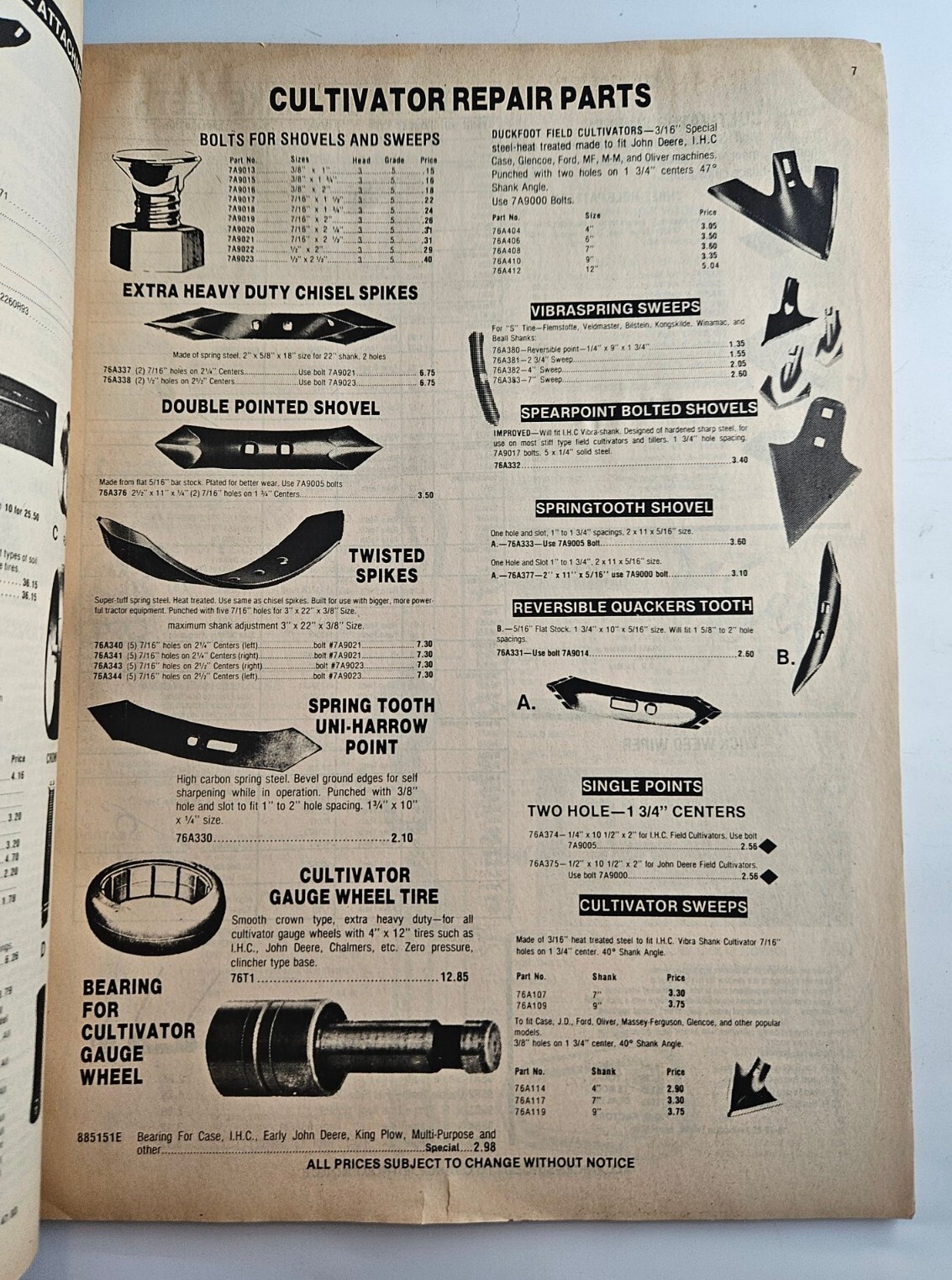 1982 Temco Tractor Parts Catalog Brusnahans