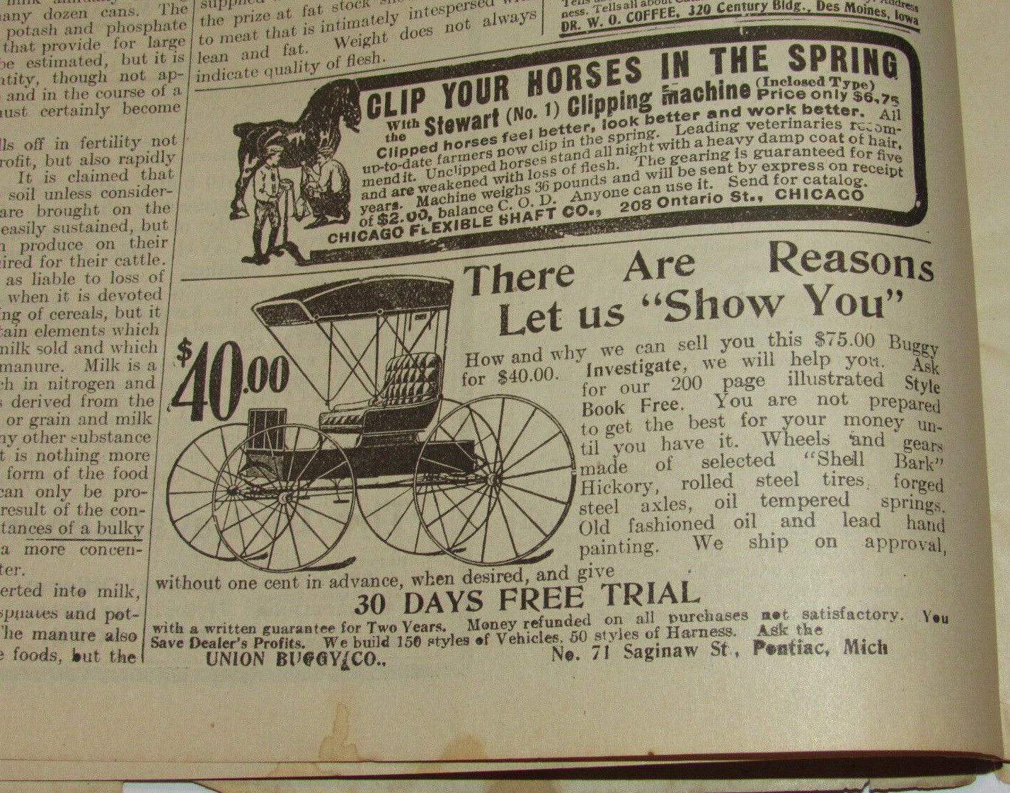 5 VTG 1906-07 &lsquo;AGRICULTURAL EPITOMIST&rsquo; MAGAZINES! ONLY PAPER PRINTED ON A FARM!