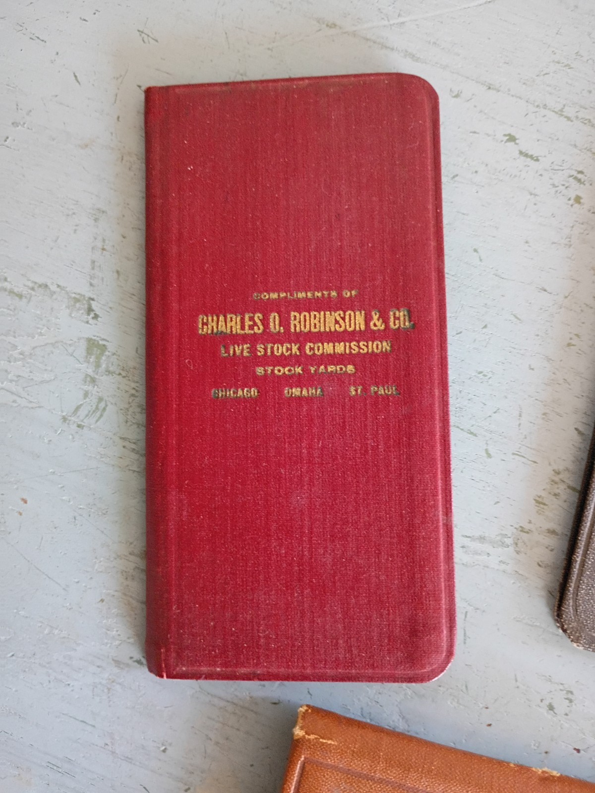 Vintage 1920s 1930s Omaha Stock Yard Memo Books Ralston Livestock Commission