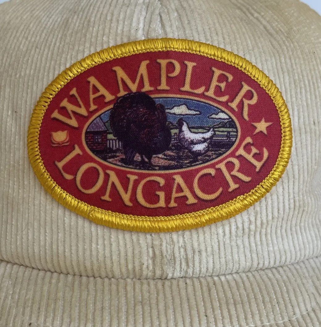 Wampler Longacre Corduroy Mesh Hat Snapback Cap Beige Yupoong