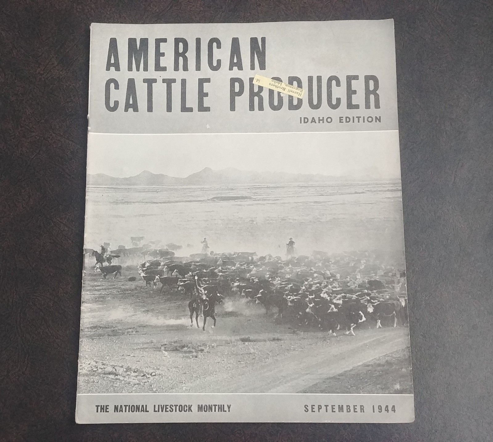 1944 American Cattle Producer [Lot of 4] Idaho Ed. – Livestock Monthly Vintage