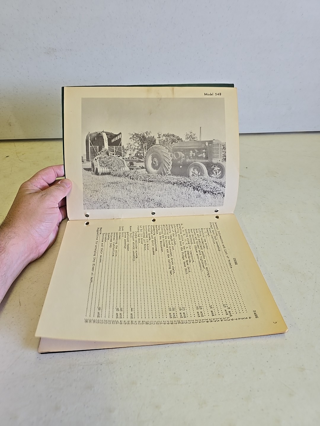 Vintage 1950 Fox River Tractor Co Fox Forage Masters Instruction Book No. 1-51
