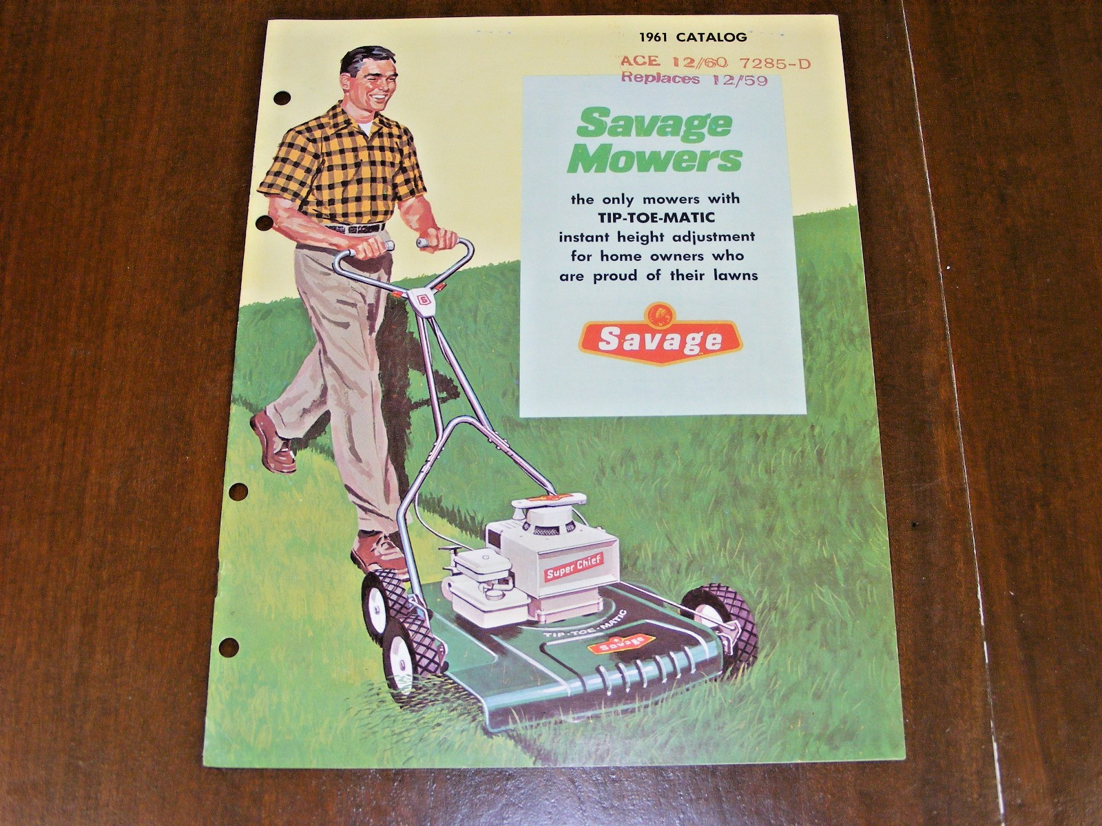 1961 Savage Mowers Catalog – NICE CONDITION