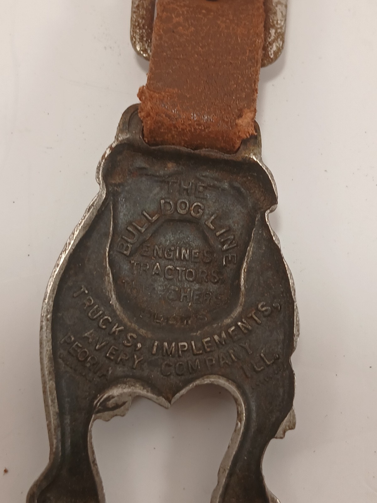 Bulldog Line Watch Fob Truck, Implements Avery Co.