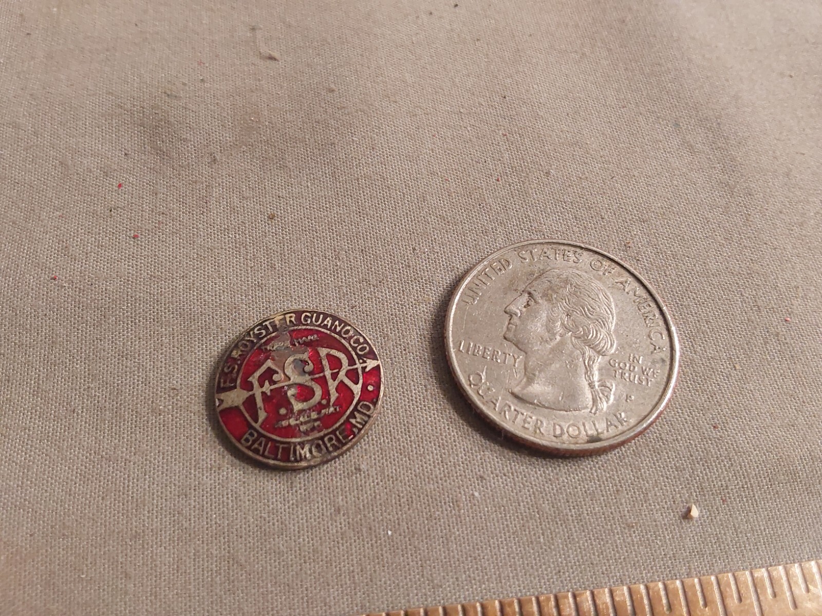 F S Royster Guano Company Enameled Pin