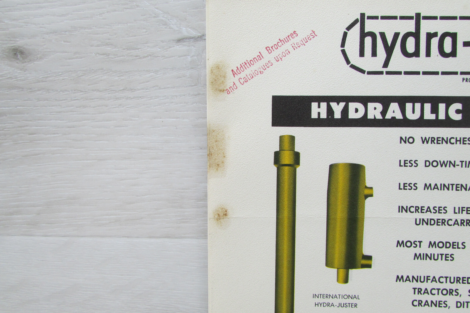 Henderson Manufacturing Company Tractor Parts Catalog Advertising 1963 Vintage