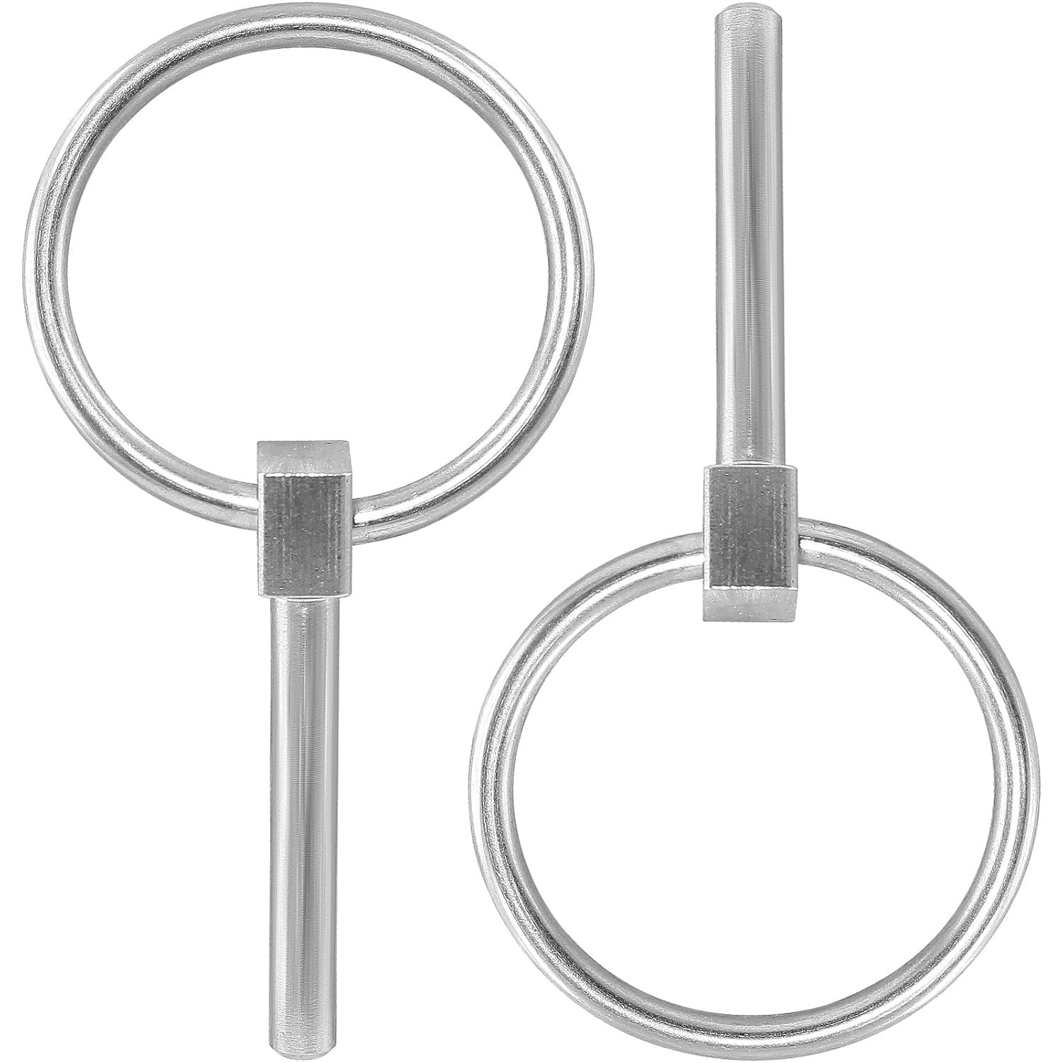 2 Pcs Heavy Duty Lynch Pin, Stainless Steel 3/16&Prime; X 1-1/4&Prime; Linch Pin with Ring f