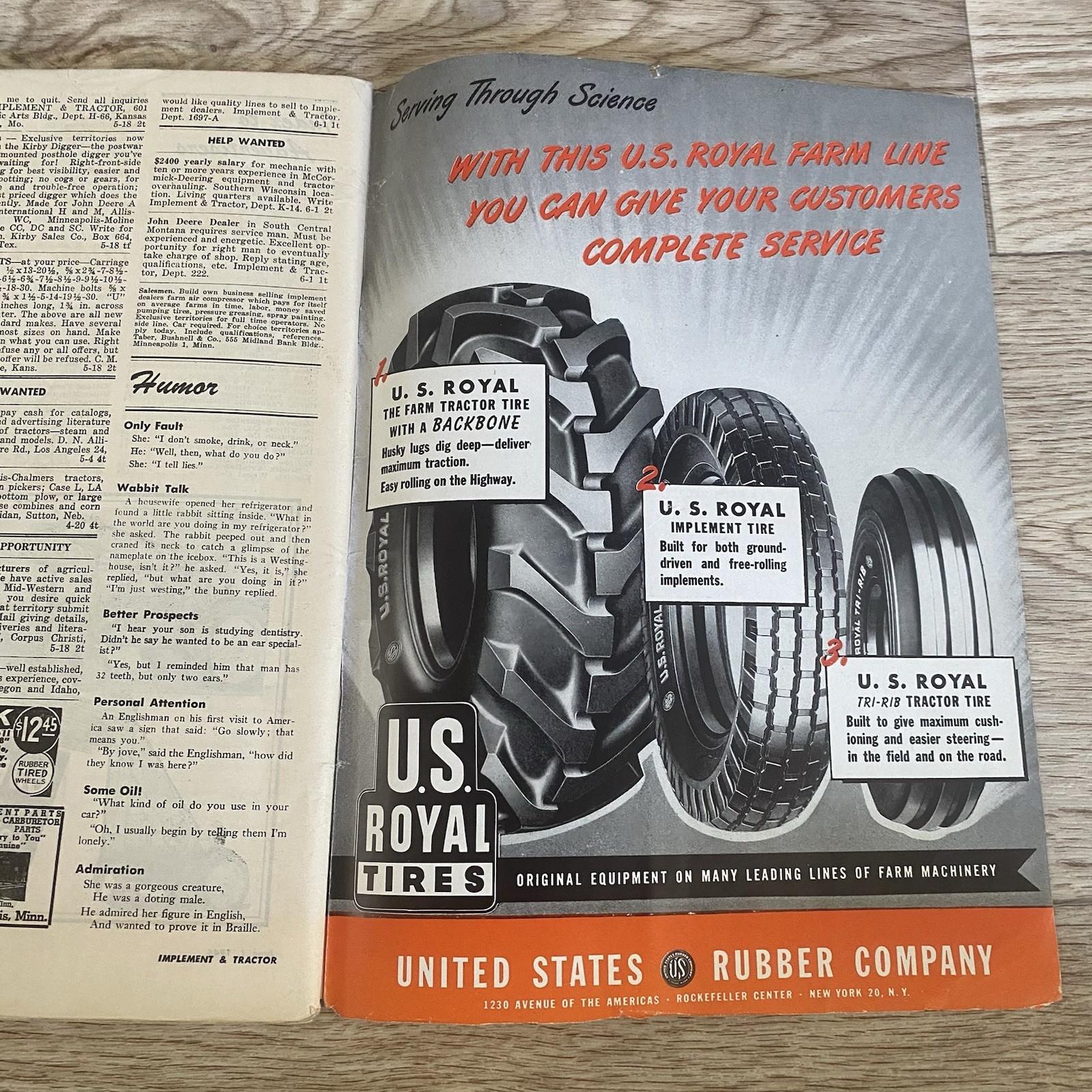 Timken Implement & Tractor Catalog 1946 Advertising Sales Published Bi Weekly
