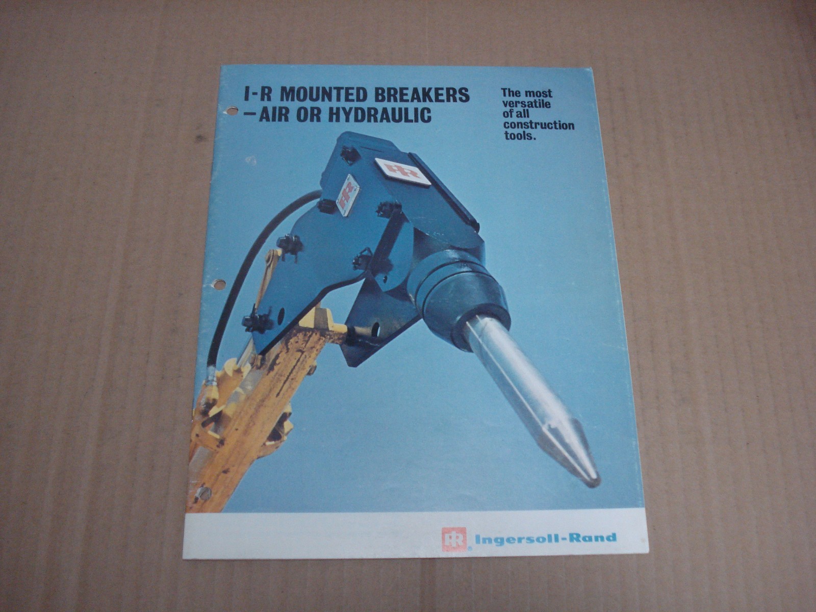 Ingersoll-Rand Mounted Breakers Brochure 1976