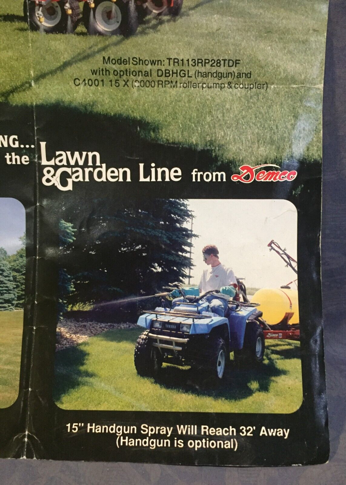 Demco « Spray With Your ATV » TR113RP28TDF Brochure