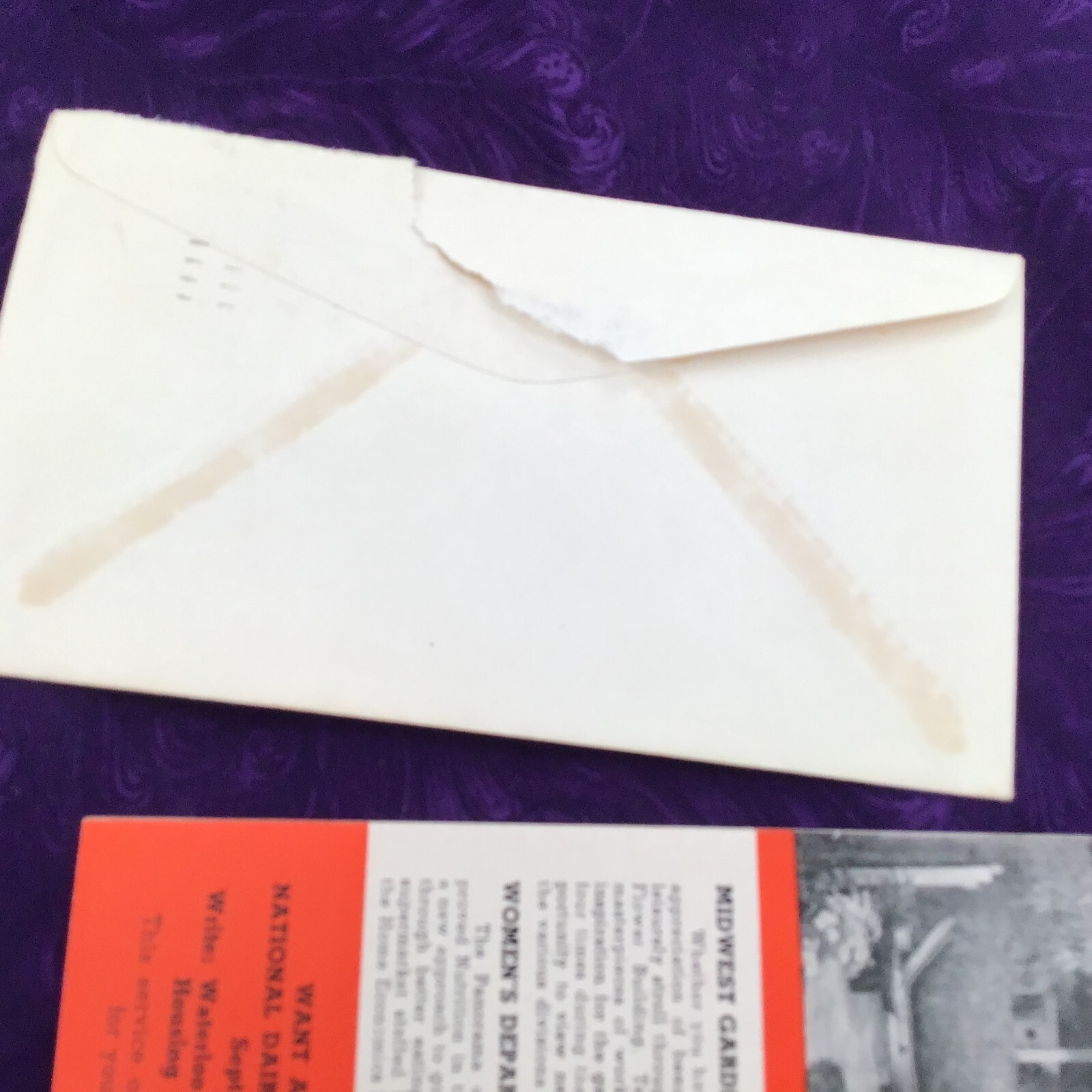 National Dairy Cattle Congress, 1957 Waterloo Cancel & Brochure, Chicago Park