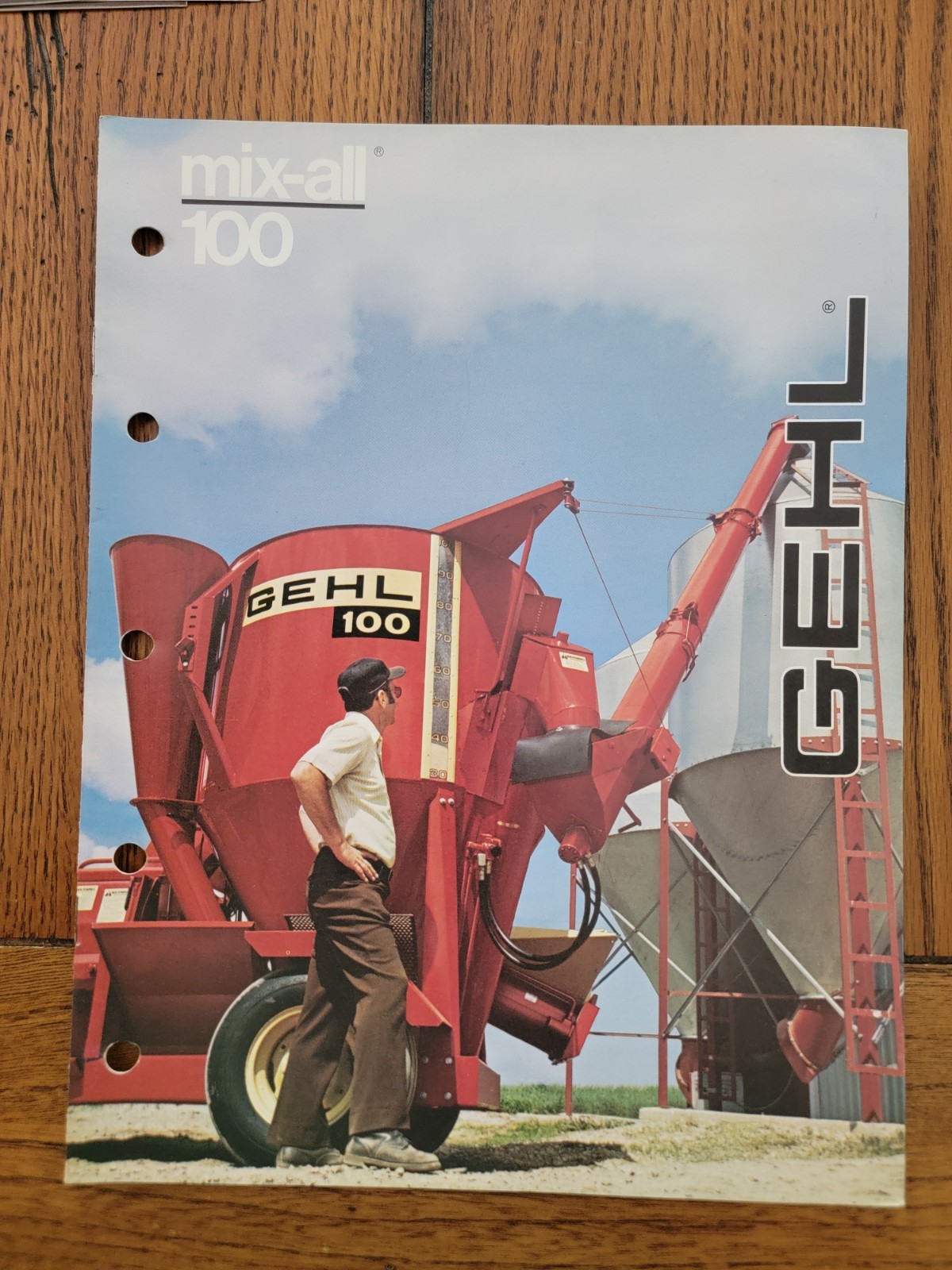 Original Gehl Mix-All 100 / 135 Dealer Sales Brochure