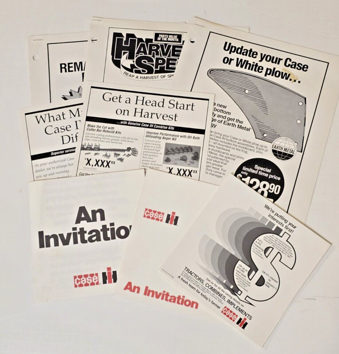 1990s Dealership Advertising Scripts & Promos Case IH International Harvester