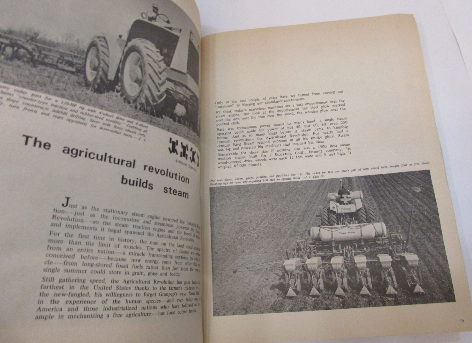 Old 1968 Days of Steam Glory Dana Close Jennings Agriculture Photo pb bk FREE SH