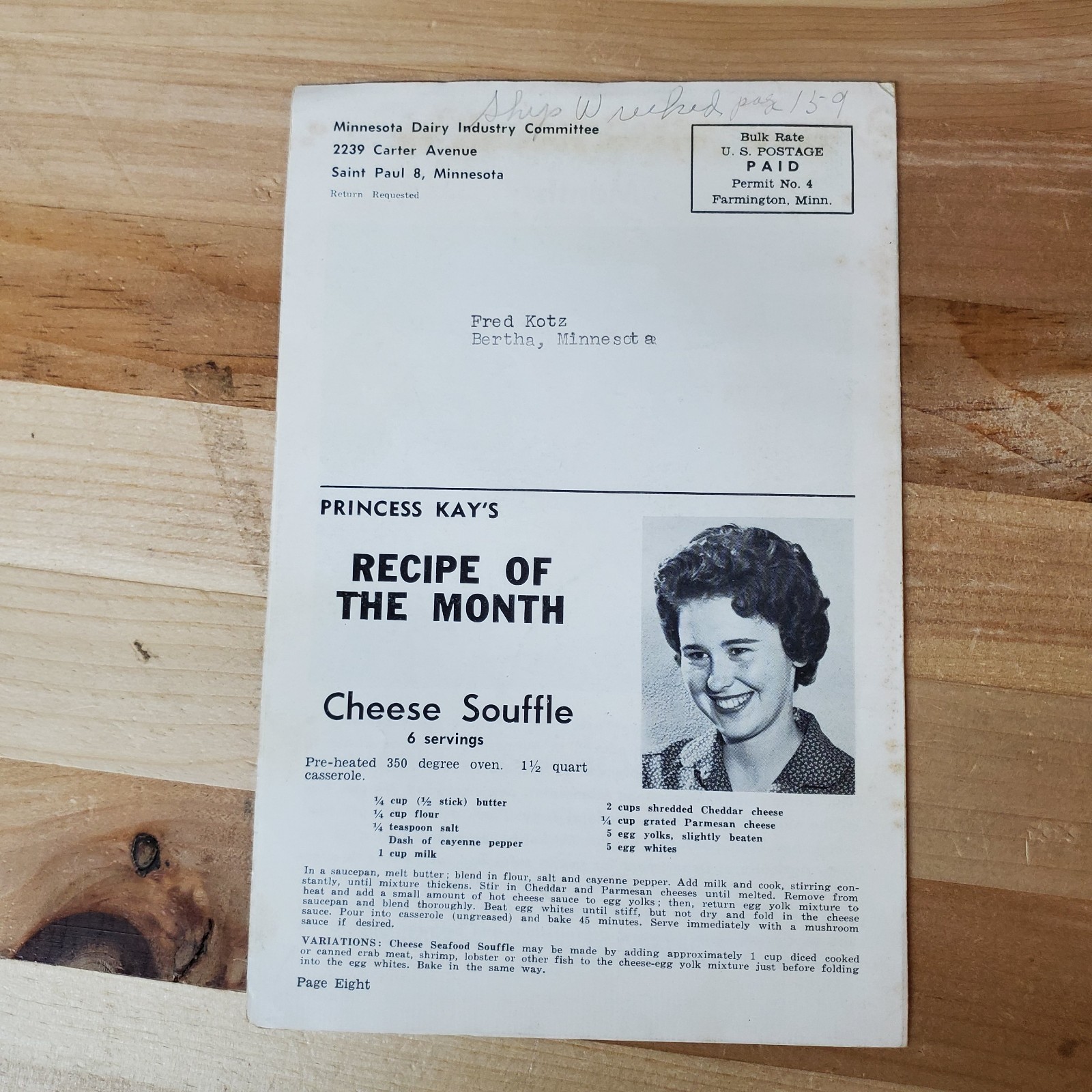 ADA TIMELY TOPIX, Minnesota Dairy Industry Committee Vol. X Oct/Nov 1962 #10/11