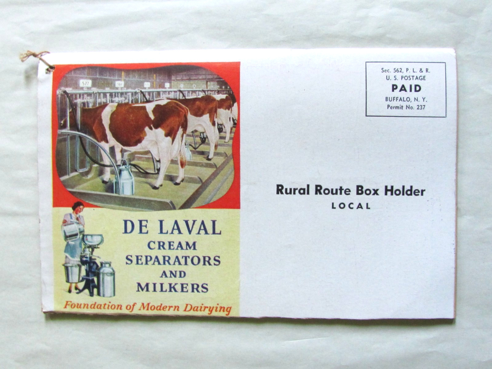 1946 DE LAVAL DAIRY FARM YEARBOOK THEDE IMPLEMENT JOHN DEERE DEALER ALEDO IL