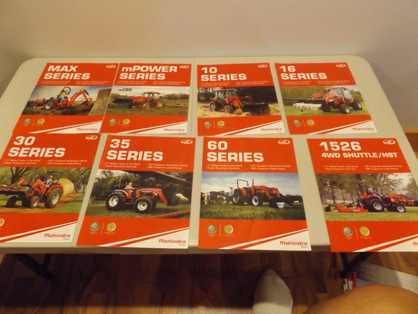 8-pc. MAHINDRA SERIES TRACTORS, 2014-2015