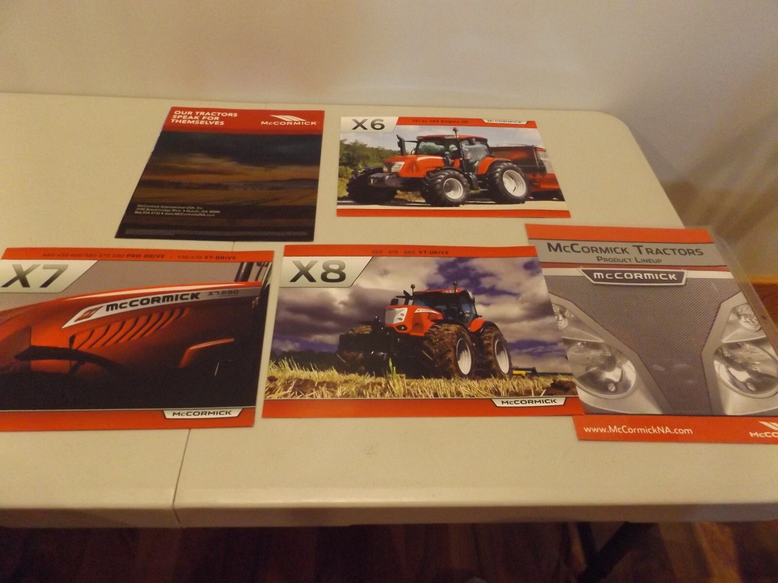 5-pc. McCORMICK SERIES TRACTORS, 2014-2017