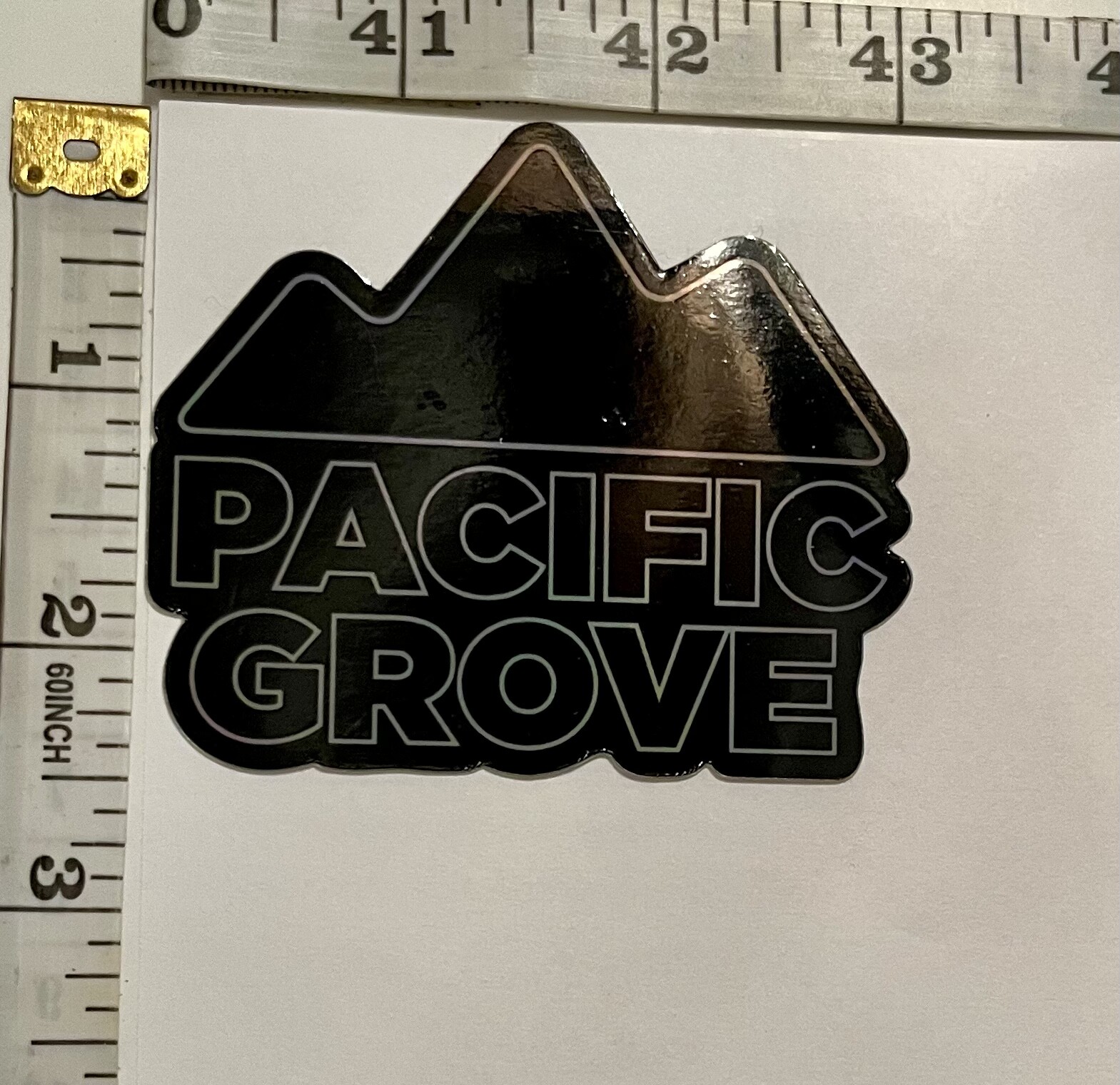 PACIFIC GROVE Vinyl Sticker – Oregon, USA Cannabis Industry Advertisement