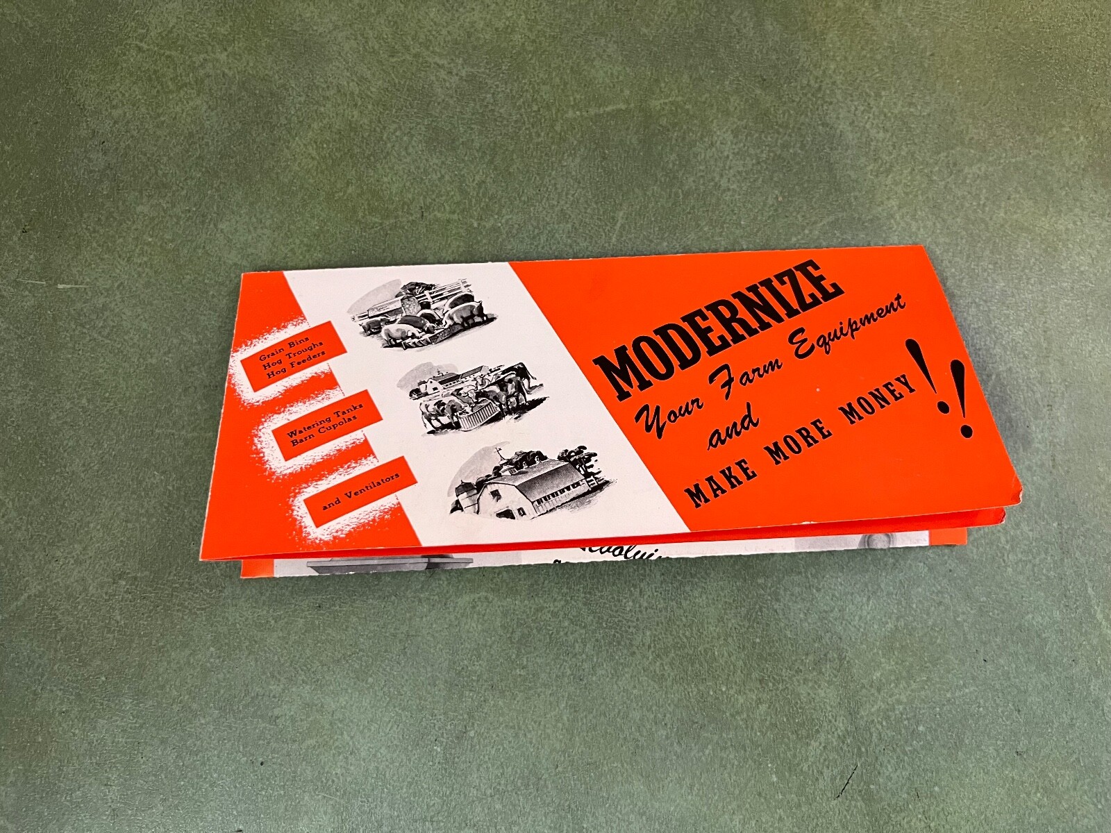 Original Sioux Hog Feeder & Farm Equipment Brochure