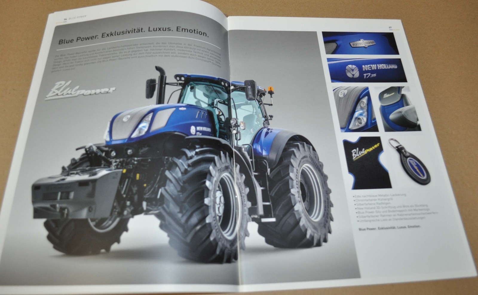 2015 2016 New Holland T7 Heavy Series Tractor Brochure Prospekt DE